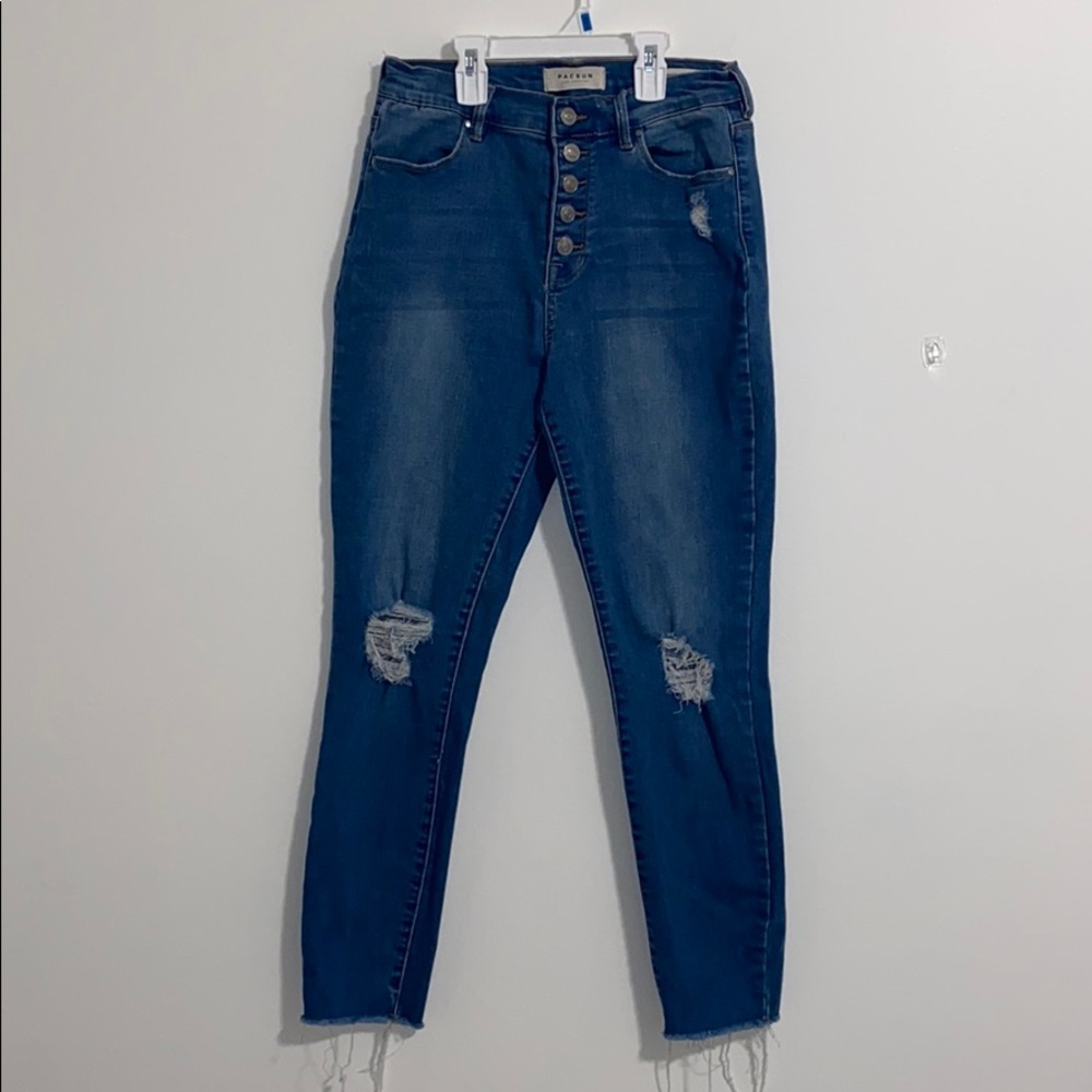 PACSUN super stretch ankle cut skinny jean